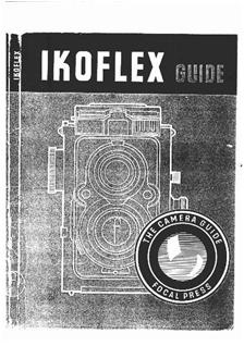 Zeiss Ikon Ikoflex 1 -Series manual. Camera Instructions.